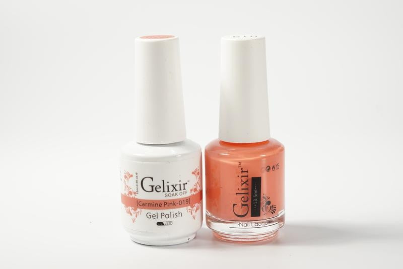 Gelixir Soak Off Gel All In One Set Carmine Pink GX019