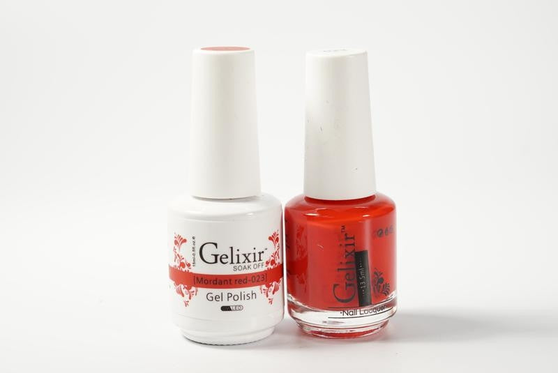 Gelixir Soak Off Gel All In One Set Mordant Red GX023