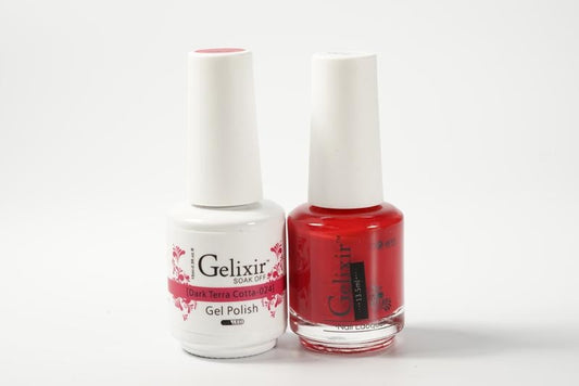 Gelixir Soak Off Gel All In One Set Dark Terra Cotta GX024