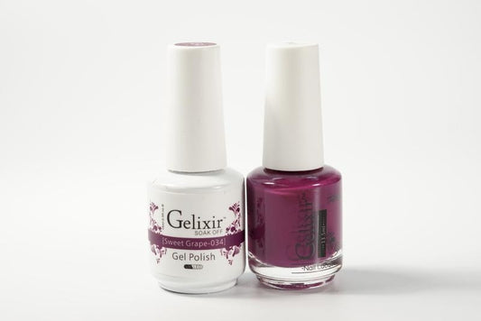 Gelixir Soak Off Gel All In One Set Sweet Grape GX034
