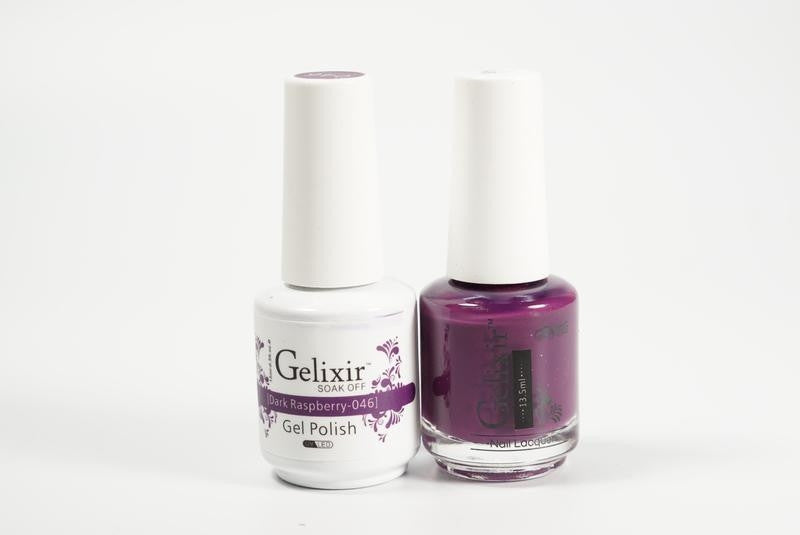 Gelixir Soak Off Gel All In One Set Dark Raspberry GX046