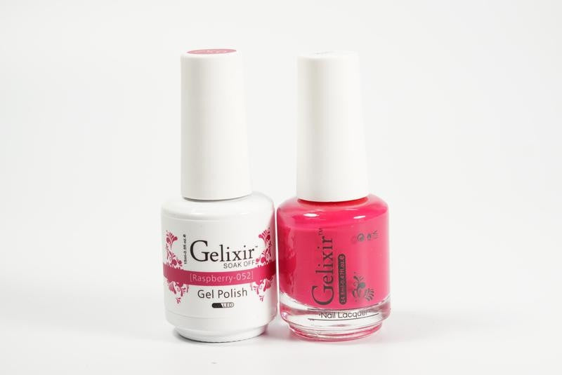 Gelixir Soak Off Gel All In One Set - Raspberry GX052