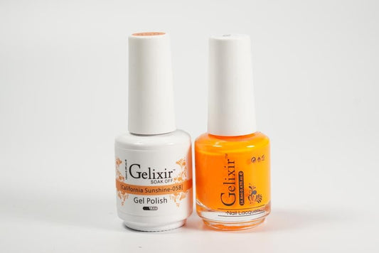 Gelixir Soak Off Gel All In One Set- California Sunsh  GX058