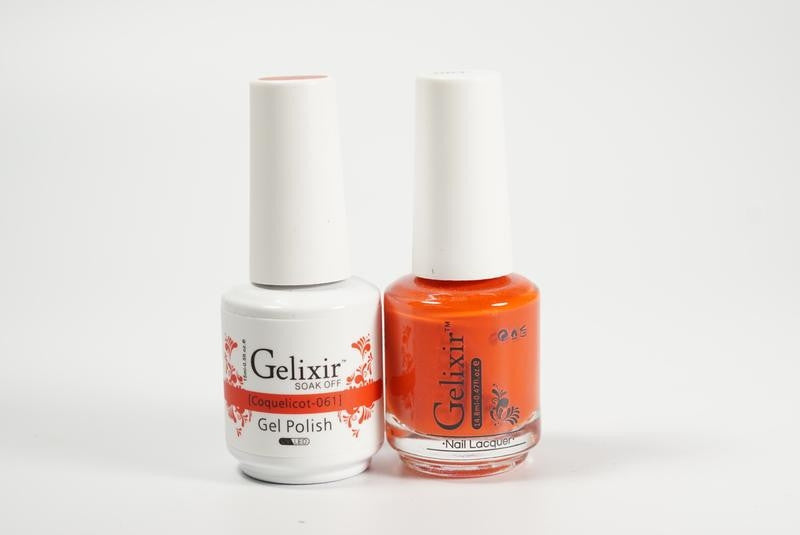 Gelixir Soak Off Gel All In One Set Coquelicot GX061