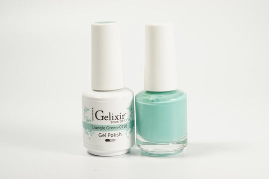 Gelixir Soak Off Gel All In One Set Jungle Green GX070