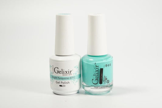 Gelixir Soak Off Gel All In One Set Bright Turquoise GX071