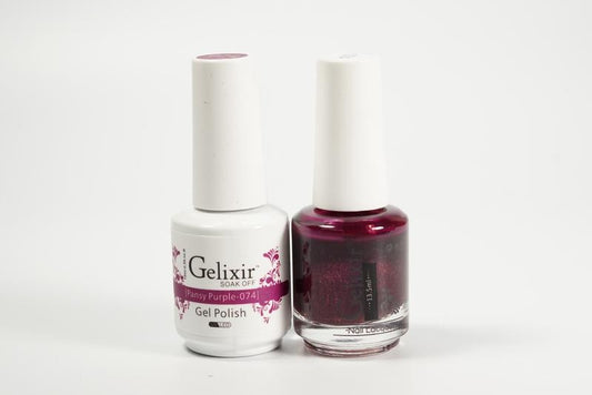 Gelixir Soak Off Gel All In One Set Pansy Purple GX074