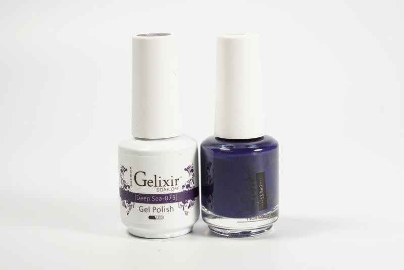 Gelixir Soak Off Gel All In One Set Deep Sea GX075