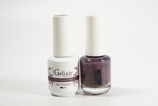 Gelixir Soak Off Gel All In One Set Old Mauve GX076