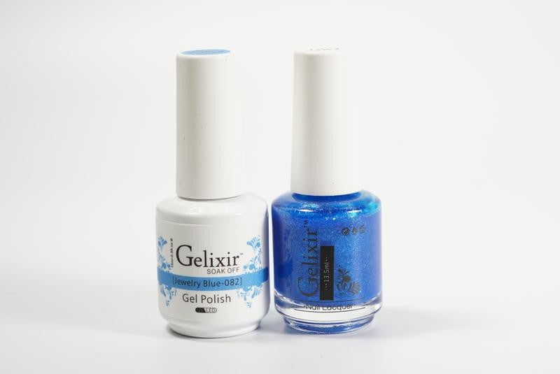 Gelixir Soak Off Gel All In One Set Jewelry Blue GX082