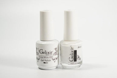 Gelixir Soak Off Gel All In One Set - Snow White  GX090