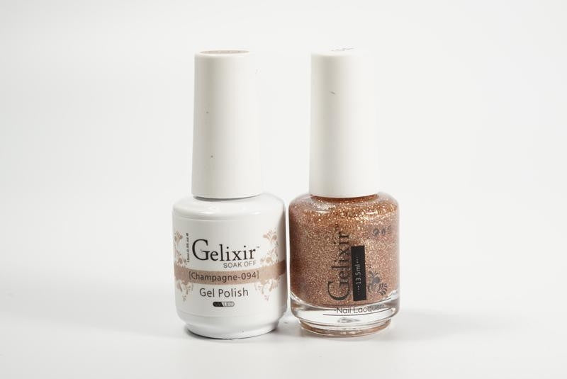 Gelixir Soak Off Gel All In One Set- Champagne GX094