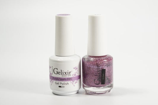 Gelixir Soak Off Gel All In One Set Purple Spark GX095