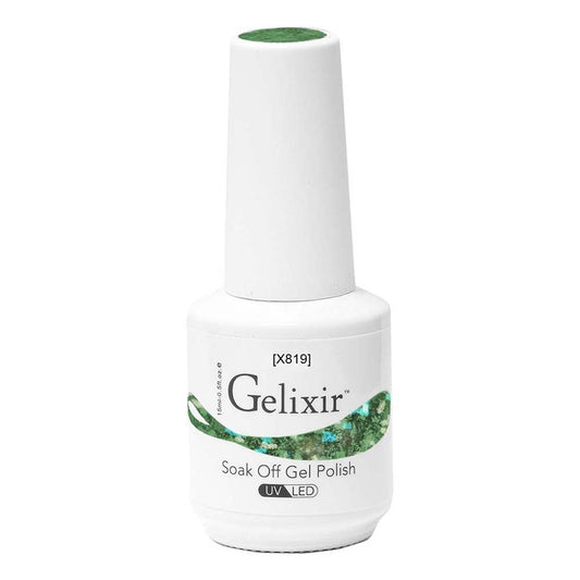 Gelixir Soak Off Gel Polish UV/LED 0.5 fl oz / 15ml X819