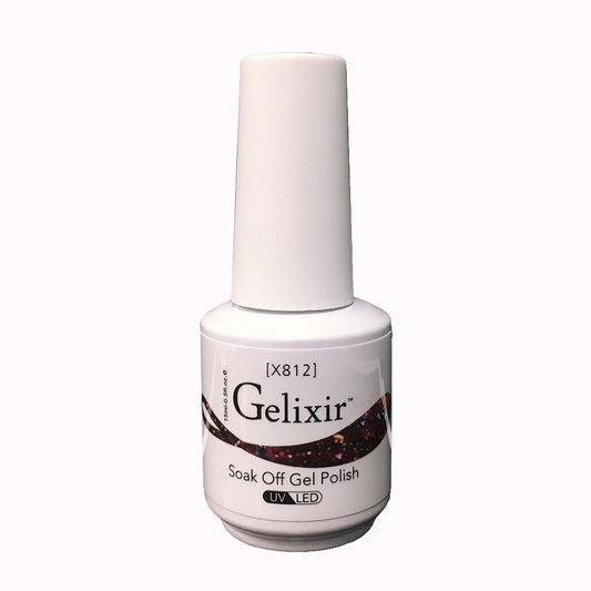 Gelixir Soak Off Gel Polish UV/LED 0.5 fl oz / 15ml X812