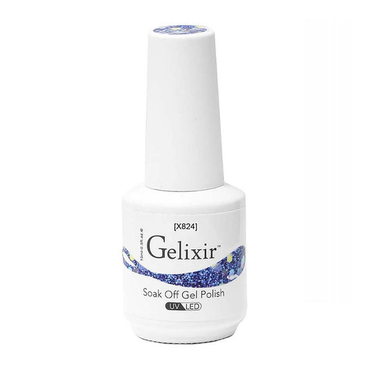 Gelixir Soak Off Gel Polish UV/LED 0.5 fl oz / 15ml X824