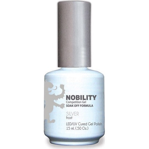 Nobility LED/UV Gel Polish 0.5 oz/15ml - Silver