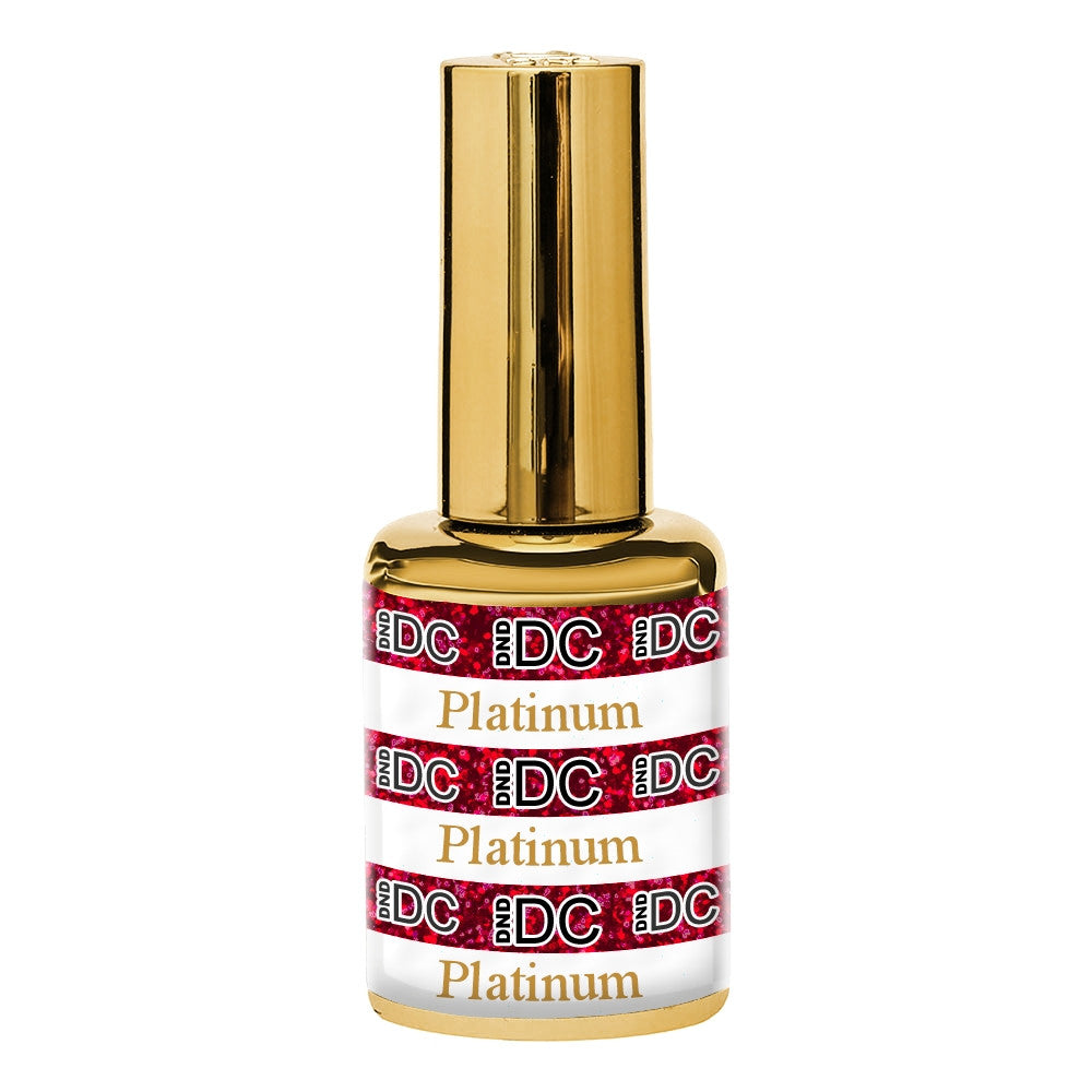 DND DC Gel Ultra Red Platinum 0.5 oz DC184