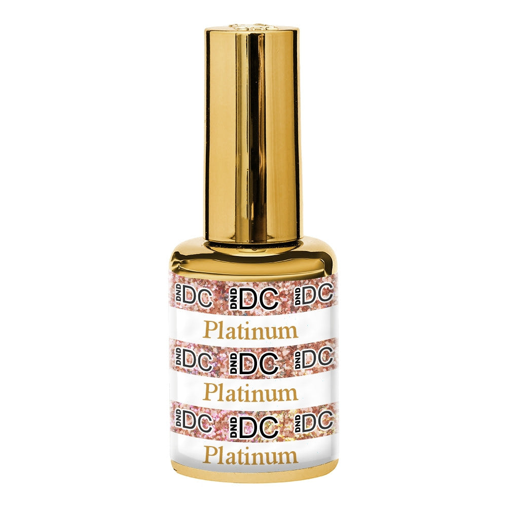 DND DC Gel Golden Platinum 0.5 oz DC208