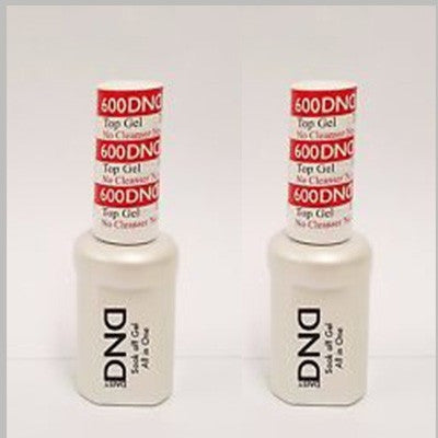 Daisy DND600 Top Gel No Cleanser Soak Off Gel 2PK