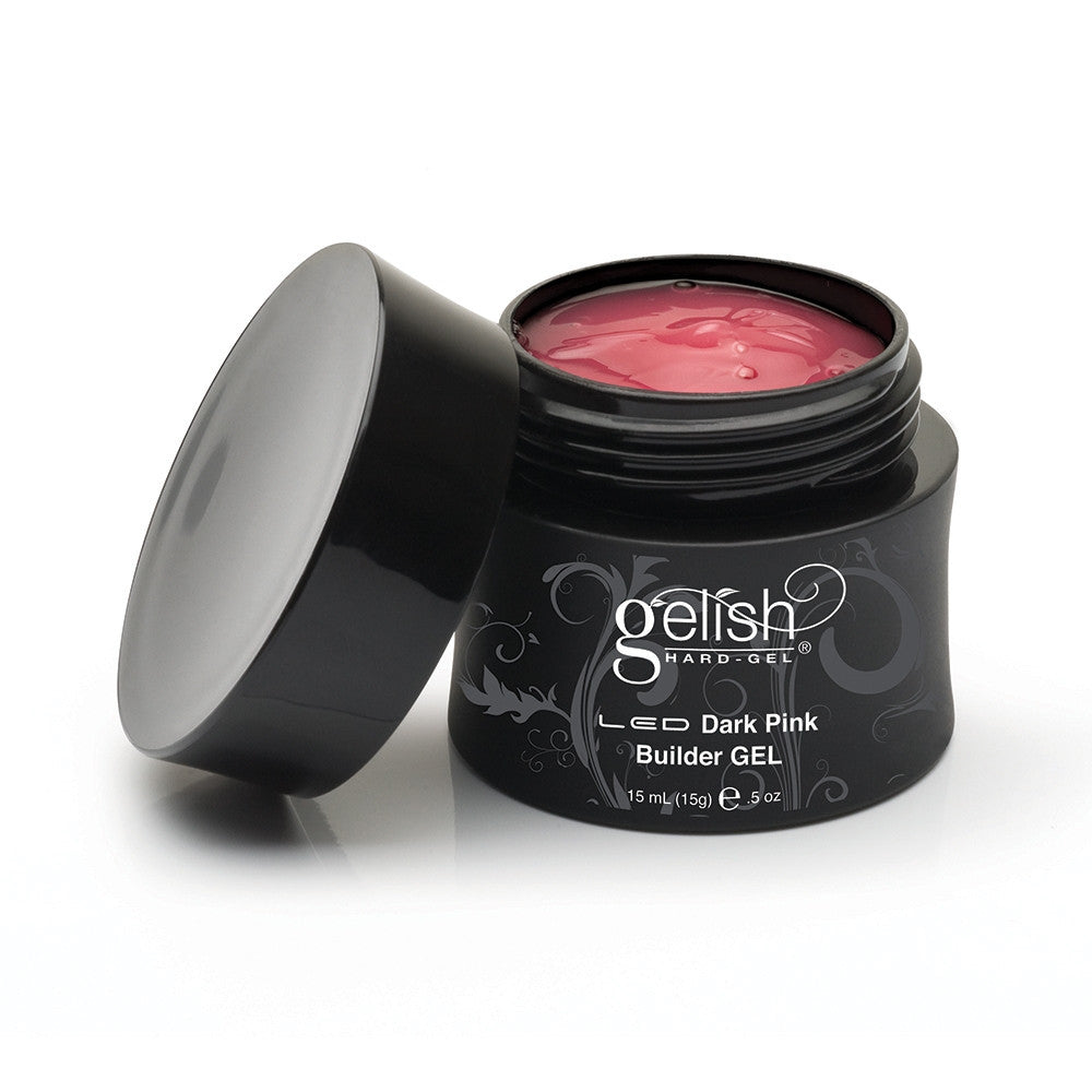 Gelish Hard Gel LED Builder Gel 0.5 oz - Dark Pink 01388