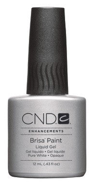 CND Brisa Paint Liquid Gel Pure White Opaque 0.43 oz 08055