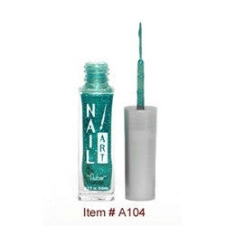 Nubar Nail Art Strippers Teal Glitter A104