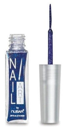 Nubar Nail Art Strippers Azure Glitter A186