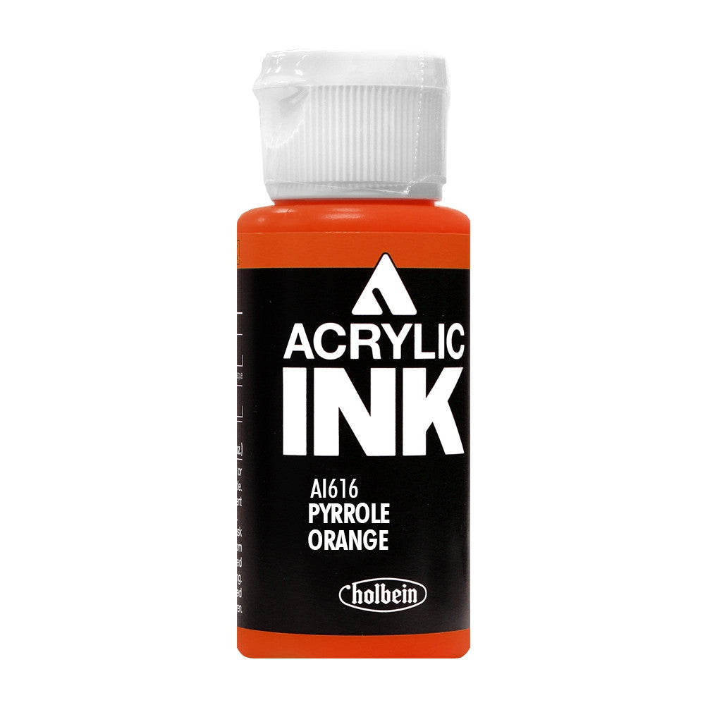 Holbein Acrylic Ink Pyrrole Orange AI616C