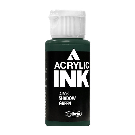 Holbein Acrylic Ink Shadow Green AI653D