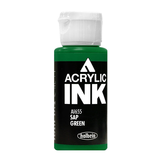 Holbein Acrylic Ink Sap Green AI655C