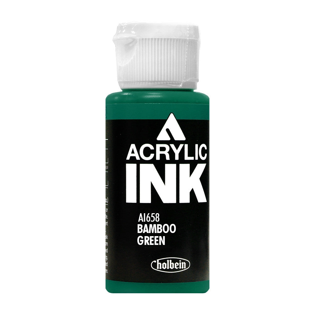 Holbein Acrylic Ink Bamboo Green AI658B