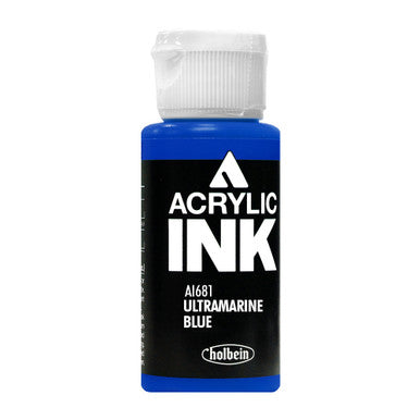 Holbein Acrylic Ink Ultramarine Blue AI681A