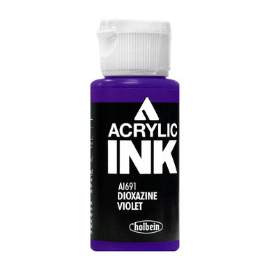 Holbein Acrylic Ink Dioxazine Violet AI691C