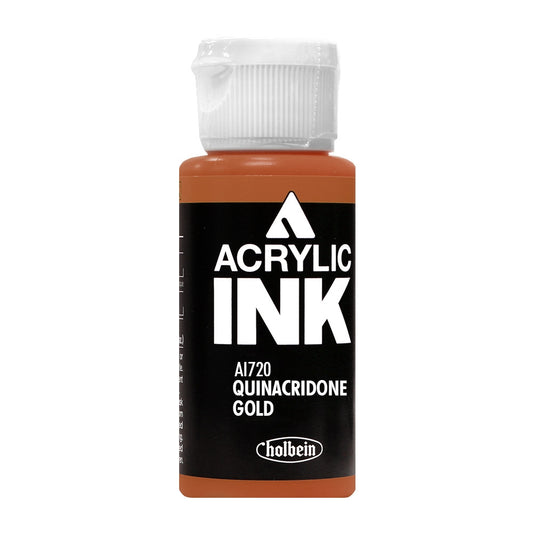 Holbein Acrylic Ink Quinacridone Gold AI720D