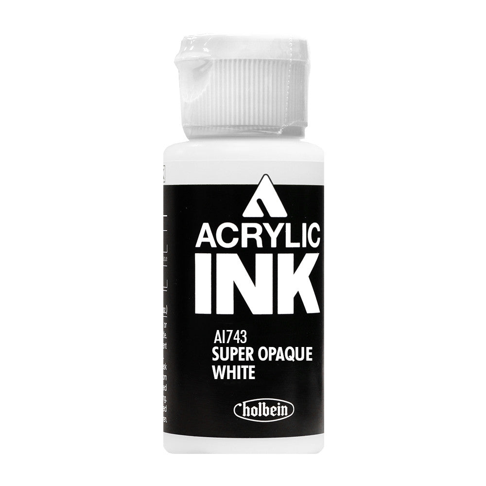 Holbein Acrylic Ink Super Opaque White AI743C