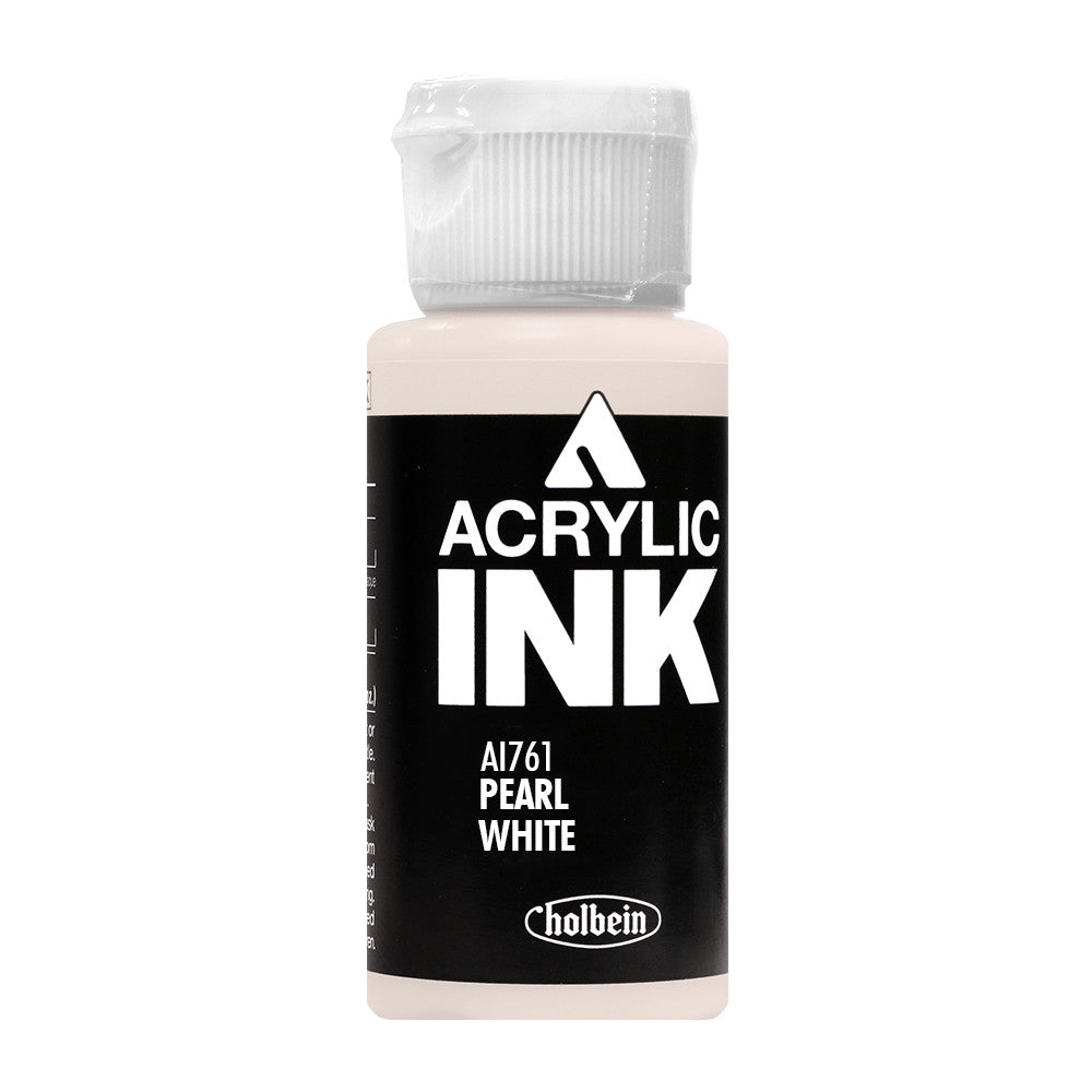 Holbein Acrylic Ink Pearl White AI761D