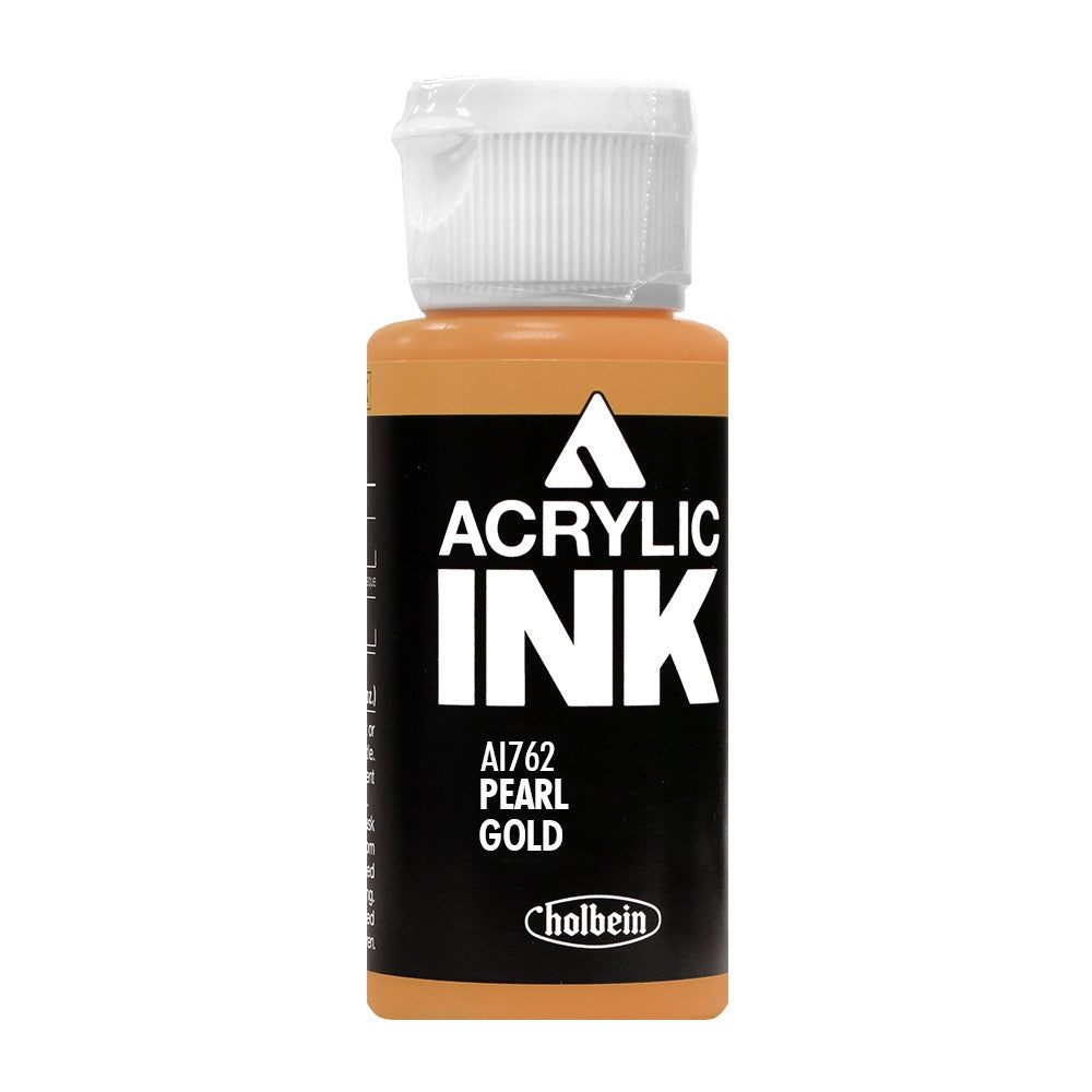 Holbein Acrylic Ink Pearl Gold AI762D
