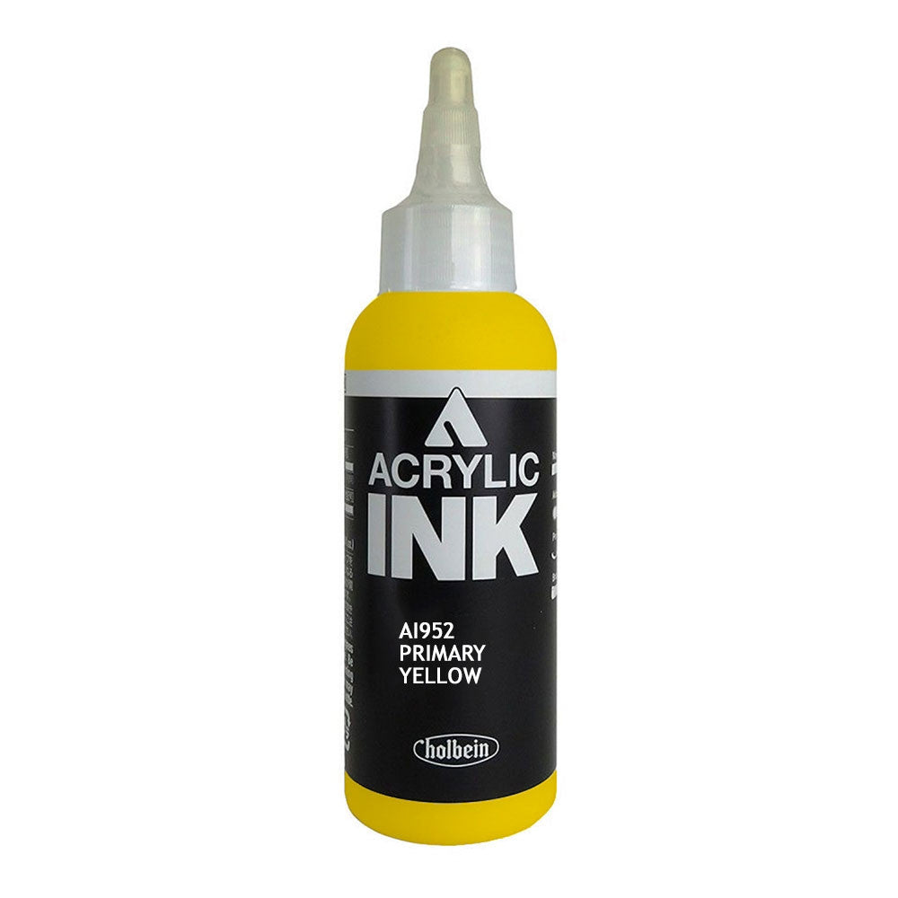 Holbein Acrylic Ink Primary Yellow 100ml AI952B