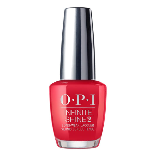 OPI Infinite Shine Red Heads Ahead 0.5 fl oz, ISL U13