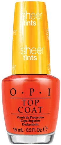 OPI Tinted Top Coat - I'm Never Amberrassed 0.5 oz. NT S01