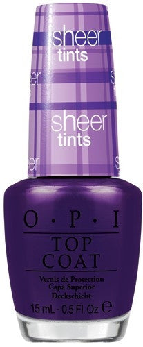 OPI Tinted Top Coat - Don't Violet Me Down 0.5 oz. NT S03