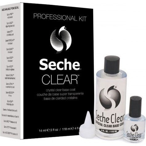 Seche Crystal Clear Base Coat Kit (4fl oz & .5fl oz)