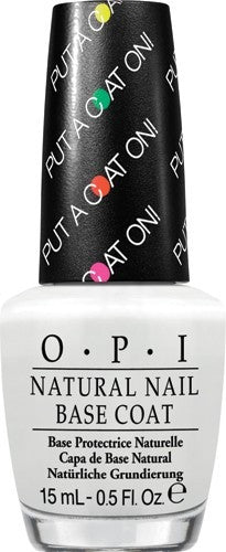 OPI Natural Nail Base Coat Put A Coat On! 0.5 fl oz NT N01
