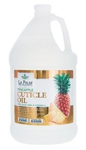 La Palm Organic Cuticle Oil 1 Gallon Clear Pineapple LP061