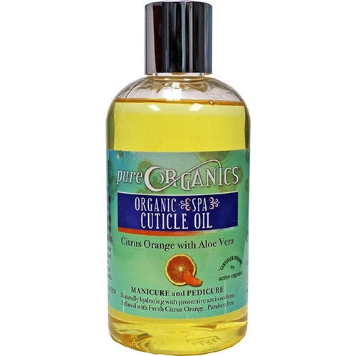 Pure Organic Cuticle Oil Citrus Orange With Aloe Vera 8 oz.