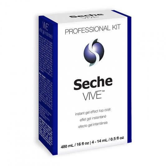 Seche Vive Gel Effect Top Coat Salon Refill Kit 16oz - 69941