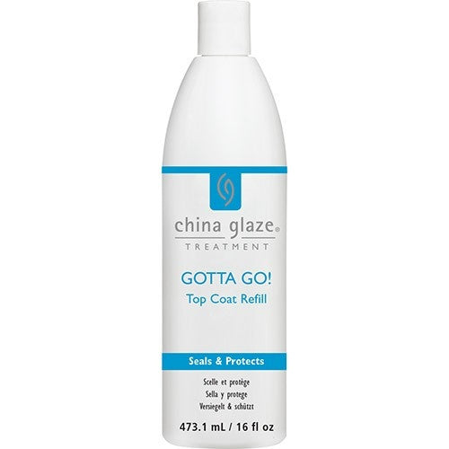 China Glaze Treatment Gotta Go! Top Coat Refill 16 oz. 83451