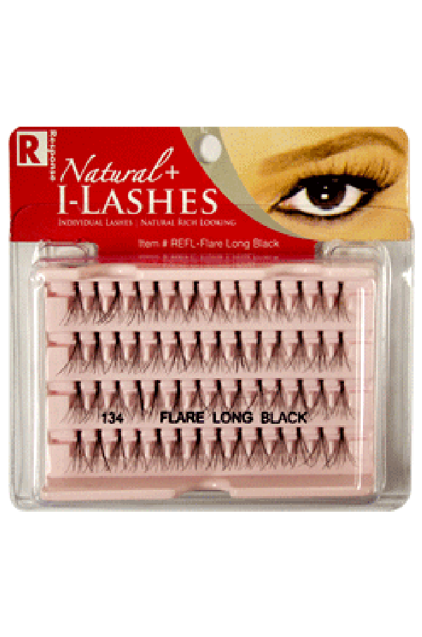 Response -REFL134( Flare Long Black) Natural+Lashes Eyelashes
