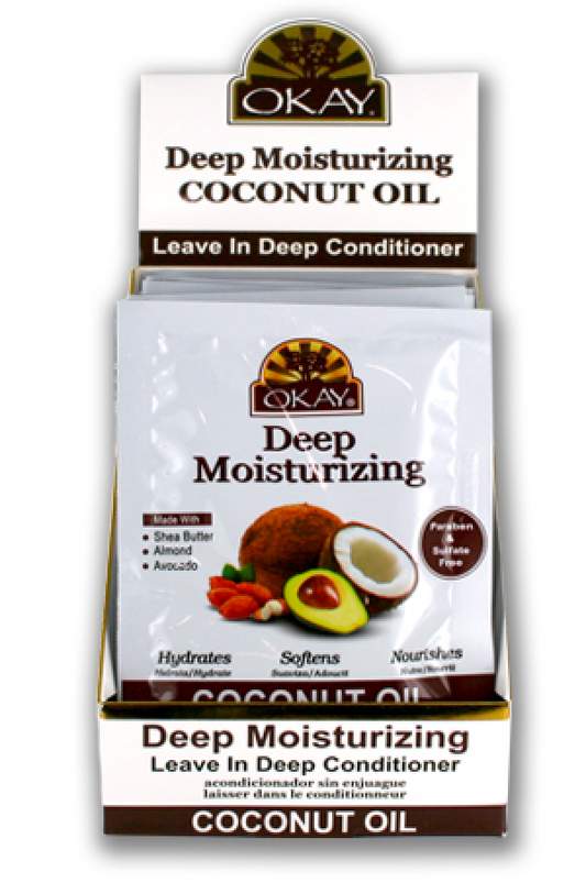 Okay-47 Coconut Oil Leave-in Deep Conditioner 1.5oz/12pk/dp